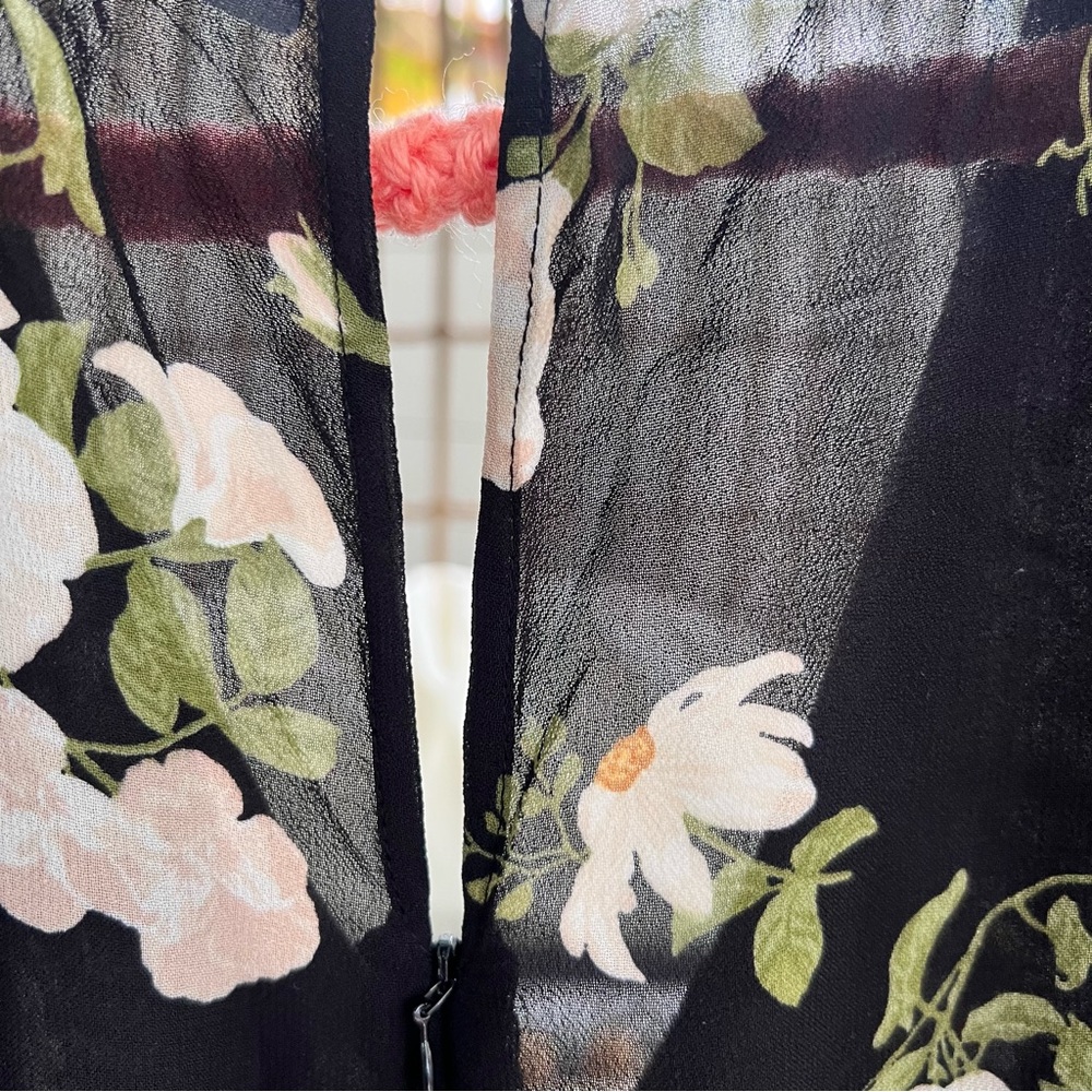 Reformation Black Floral Maxi Dress - Picture 11 of 15